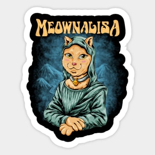 MEOWNALISA Sticker